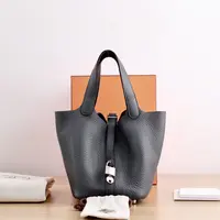 95新 Hermes/爱马仕 菜篮子 18/手提包/6833