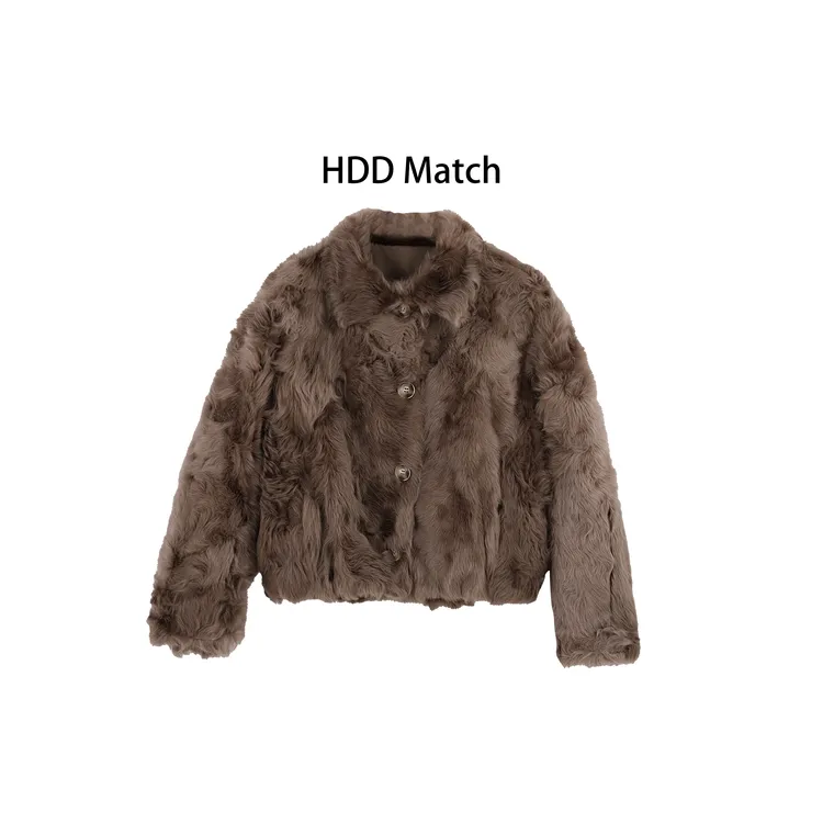 HDD- "时髦列表" 羊毛 冬季女款保暖时髦定制小湖羊外套 Y9519