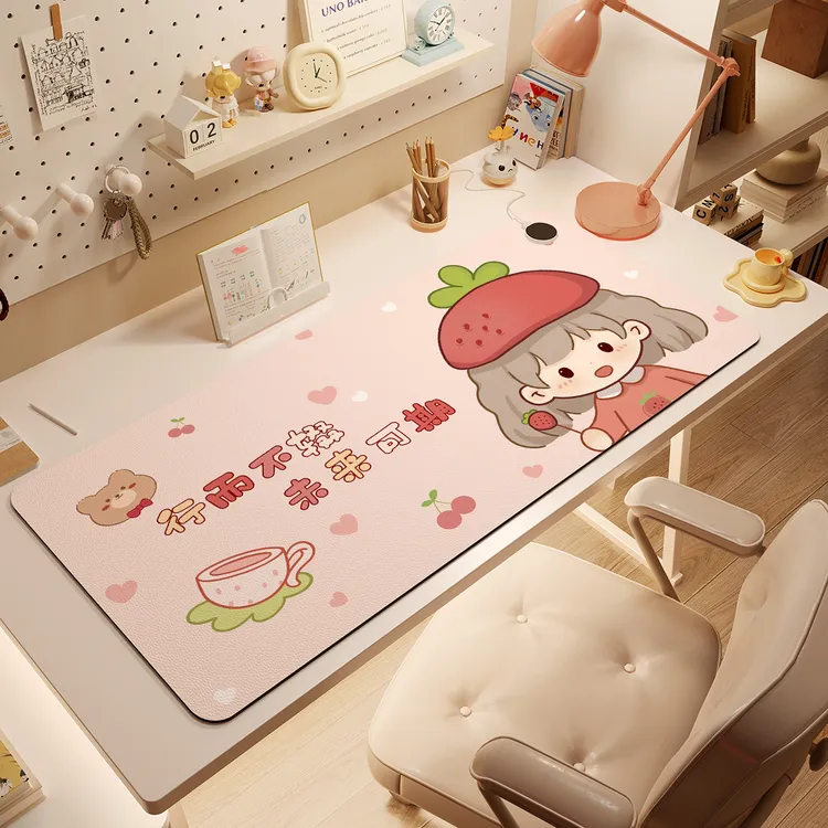 卡通冬天加热桌垫学生学习写字台桌面暖手垫超大办公室发热鼠标垫