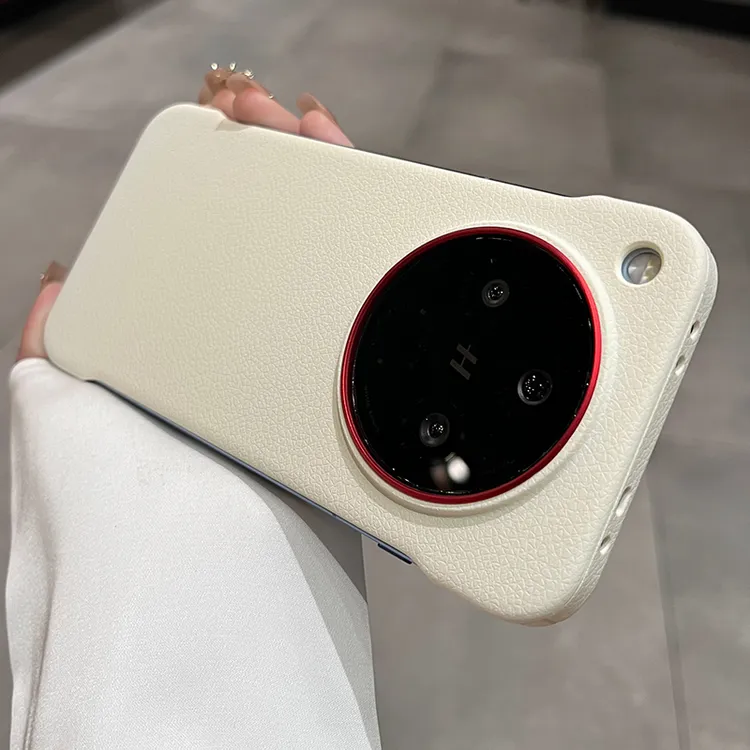 适用findX8手机壳防摔无边框findX8s+荔枝纹磁吸半包x8ultra散热