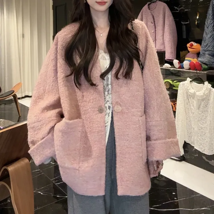 轻奢设计款网红款开衫小香风时尚气质套装女2025秋季时髦保暖外套