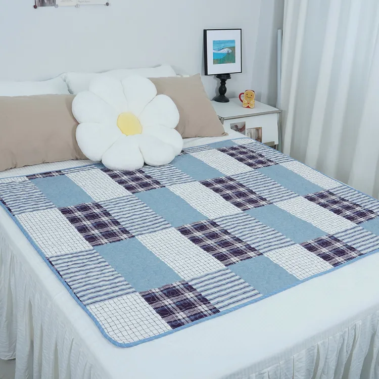 双面棉床垫家用单人隔脏机洗绗缝夹棉学生床上用品多功能褥子