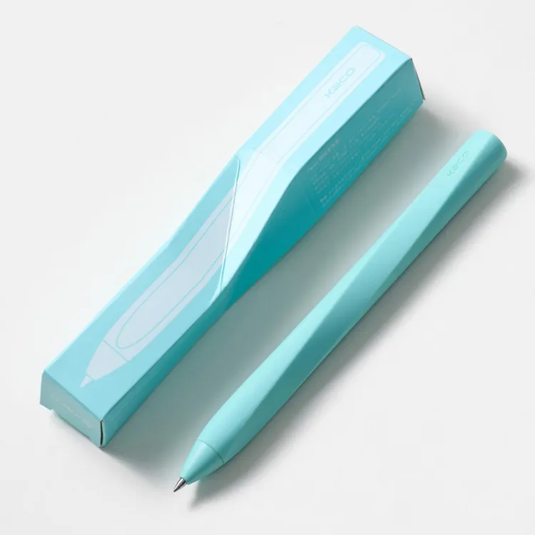 KACO扭扭中性笔创意高颜值速干顺滑学生用刷题笔0.5mm黑色签字笔