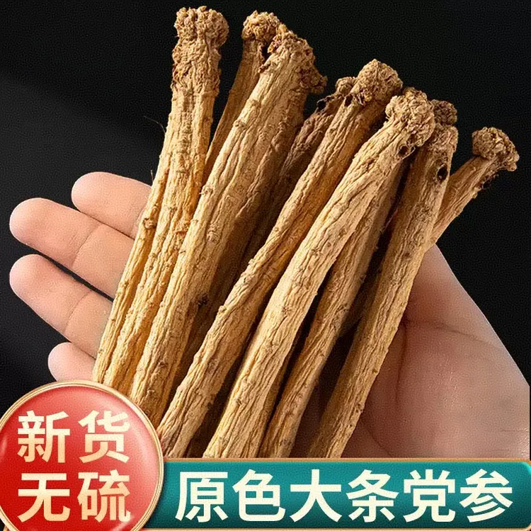 甘肃党参正品干货可煲汤泡水搭配黄芪当归