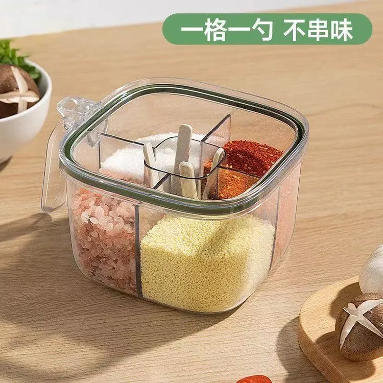 调料盒家用厨房调料罐组合套装一体多格盐味精胡椒收纳佐料调味瓶