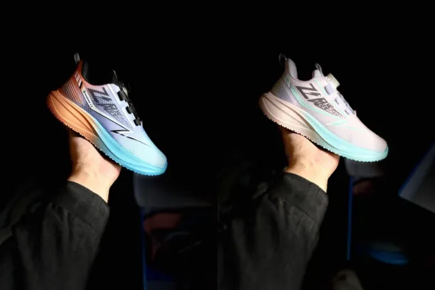 防滑透气夏季碳板跑步鞋耐磨男女童运动鞋减震休闲鞋单网面跑鞋