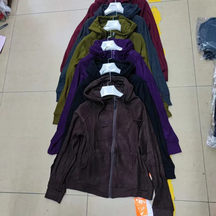 长袖女拉链连帽开衫款老钱风卫衣滑雪透气健身保暖