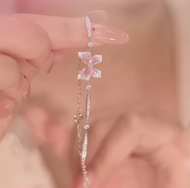 925银手链 老鳯款山海誓言手链设计感蝴蝶浪漫精致高级送女友