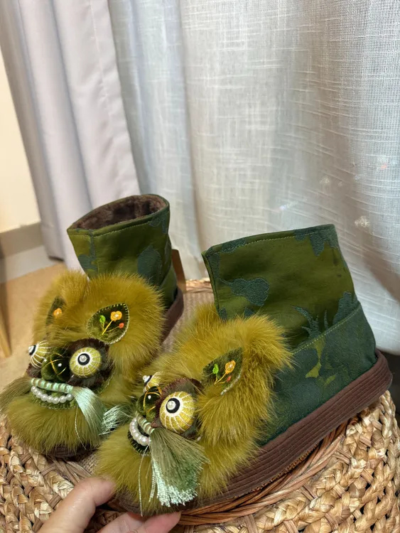 绿野仙踪高帮·花田家·原创手工千层底虎头鞋