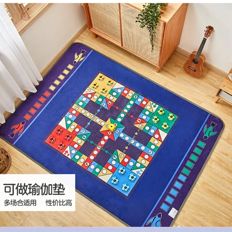 飞行棋.儿童石墨烯地暖垫电加热移动地热卡通电热毯碳晶发热垫