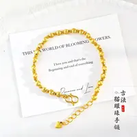 【矿金手工制作】猫眼珠手链高级感时尚百搭精致女手饰手串