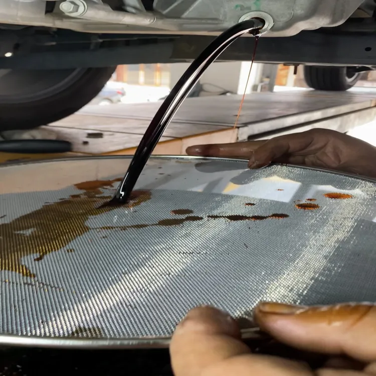 放机油防飞溅不锈钢缓冲过滤网修理厂专用工具可反复使用汽修用品