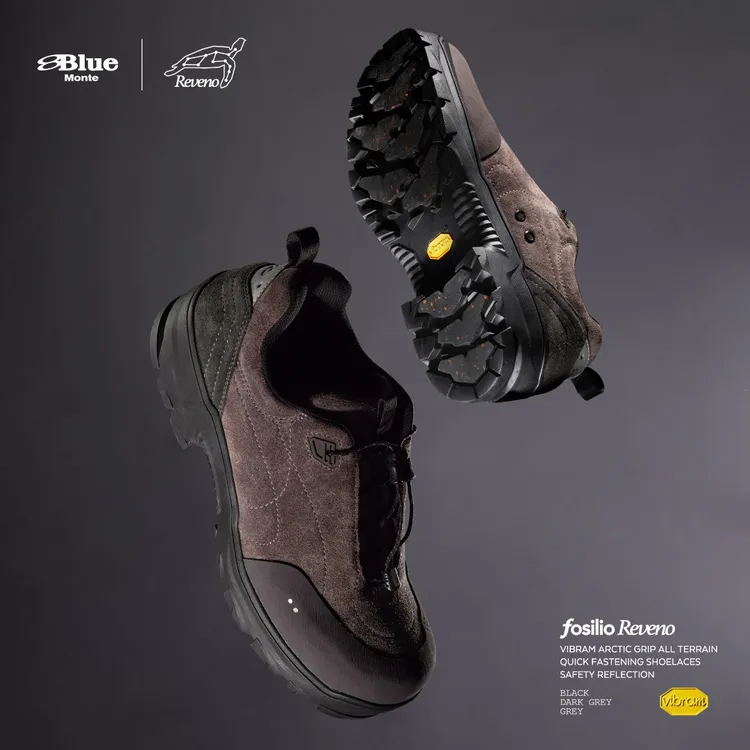 蓝岐「洄·Reveno」化石系列：海龟 Vibram大底城市防滑徒步工装鞋