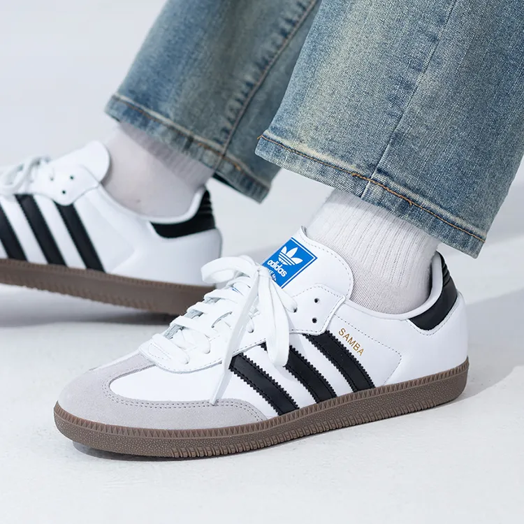 Adidas阿迪达斯三叶草男鞋女鞋2025秋季samba og德训鞋板鞋流光风