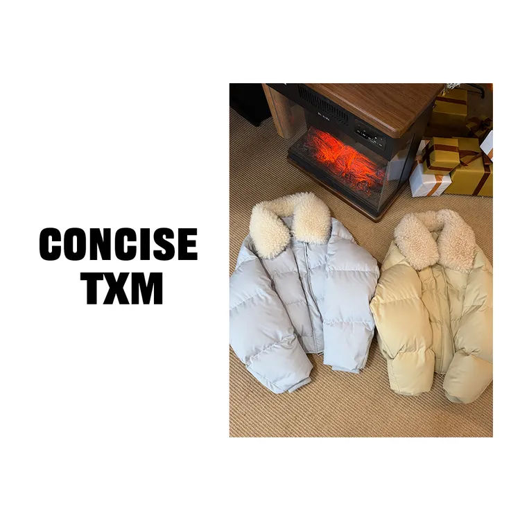 【唐小木】小企鹅 95白鹅绒大翻领保暖羽绒服 充绒140g 150g YR1231