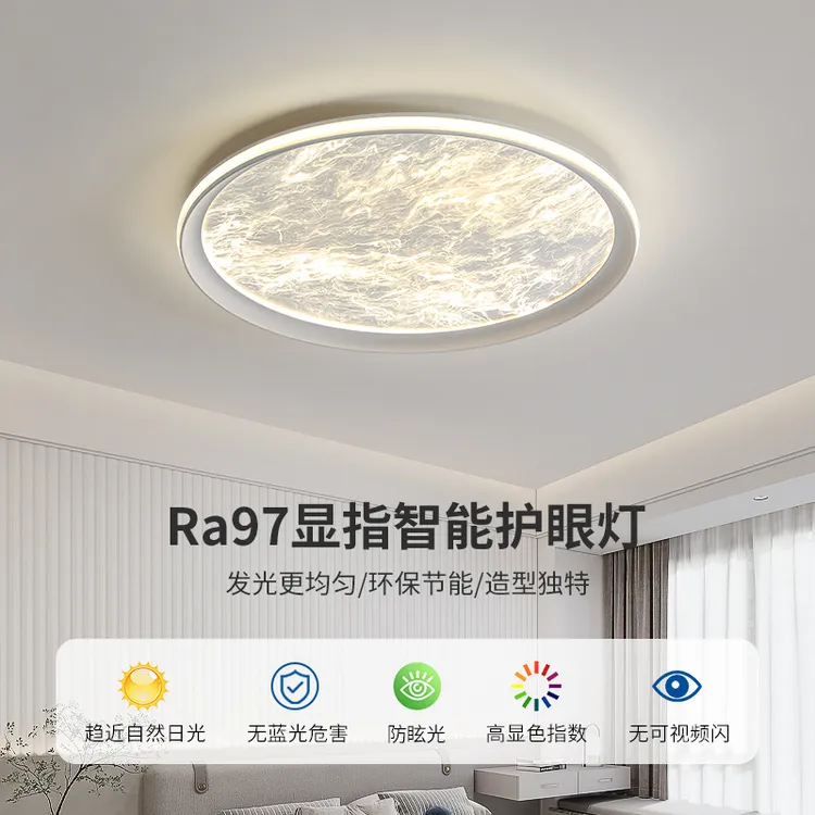 大观园卧室灯吸顶灯创意个性网红书房现代简约年新款房间灯具4436