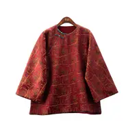XuanGeMoXiang/轩阁墨香新中式国风时尚香云纱上衣 MX39963