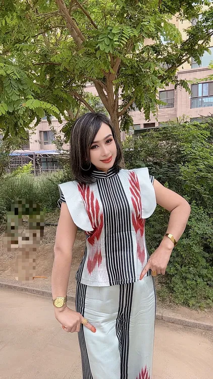 艾特莱斯时尚套装休闲显瘦短袖