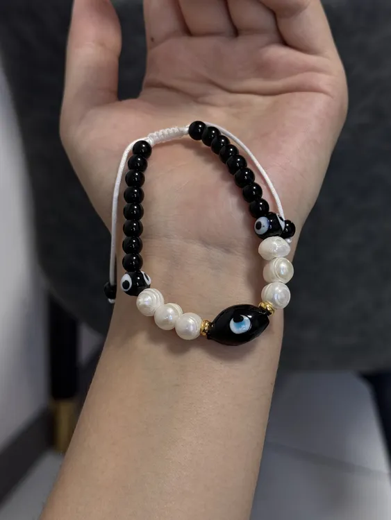 铜合金玻璃手链 DanaKez 幸运珠子手链