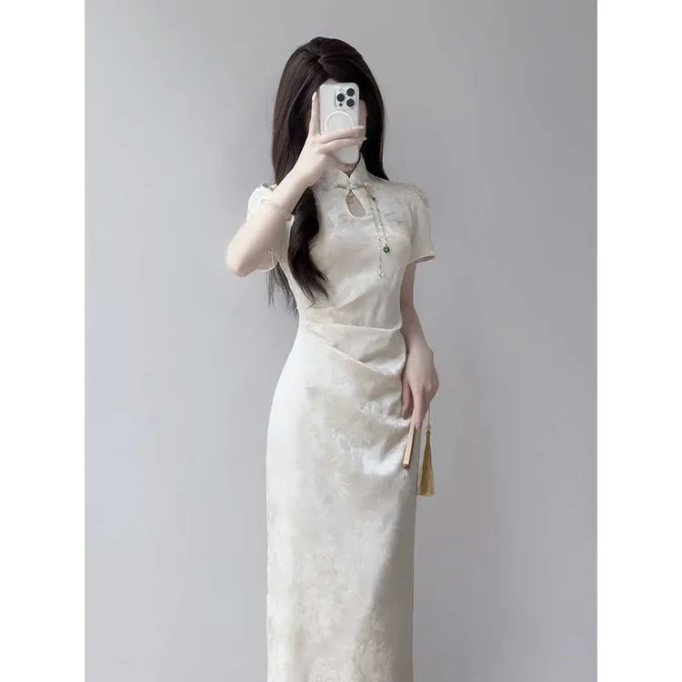 旗袍2025新款气质高端年轻款国风气质连衣裙日常新中式少女款夏季