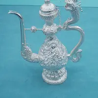 云银雪山 足银银制品 祥龙献瑞酒具套 酒具雕花北欧轻奢元素 YW84