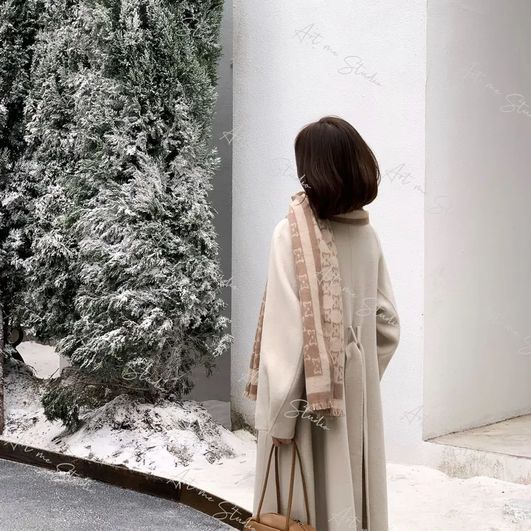 【ART ME】泰晤式经典系列100绵羊毛利落裁剪翻领两色大衣w24363