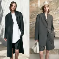 【达人专属】开间/口碑强推 欧洲进口易打理精纺经典廓形西服套装