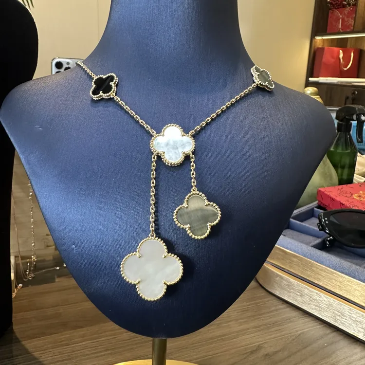 【V金工艺】  高定重工版 六花四叶草A55002