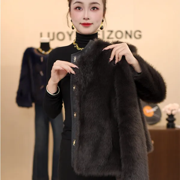 【正品】2025年新款高端小湖羊外套