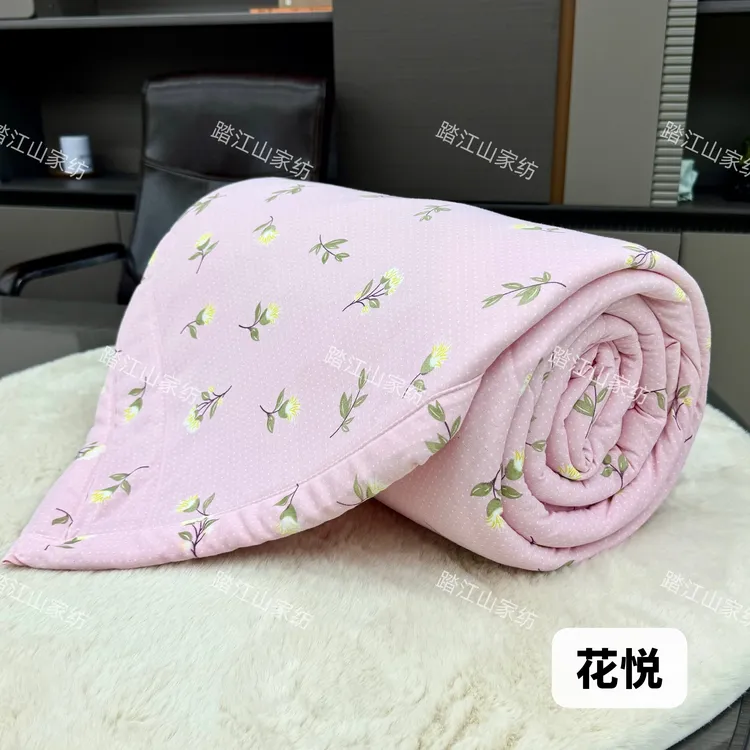 2445双人针织蛋白春秋被2*2.3