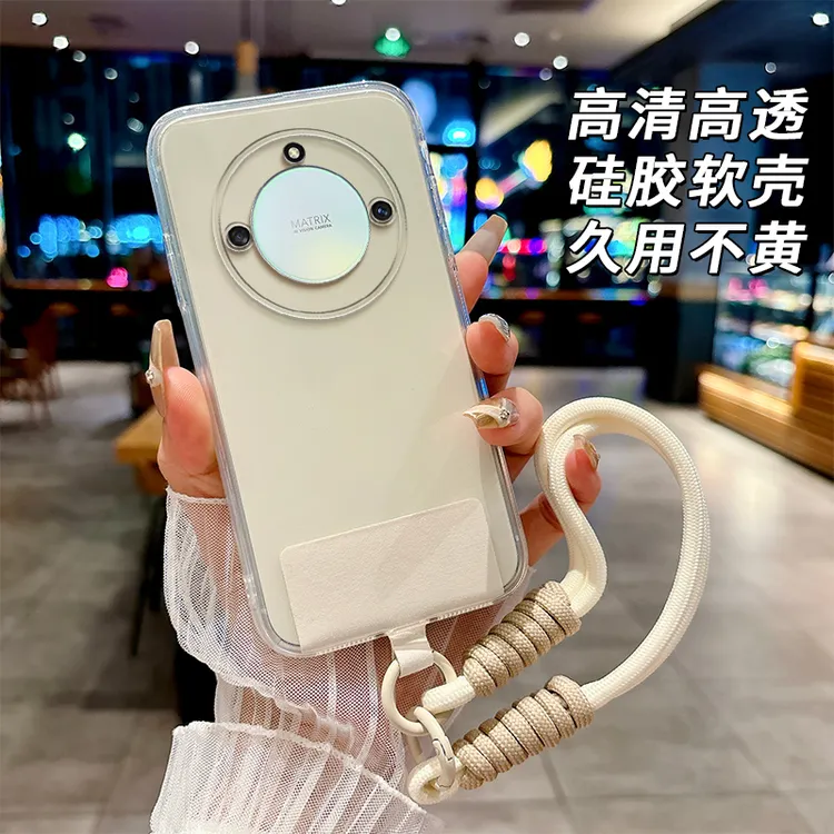 全透明软硅胶荣耀X40手机壳RMO-AN00精孔不发黄全包边简约大气女