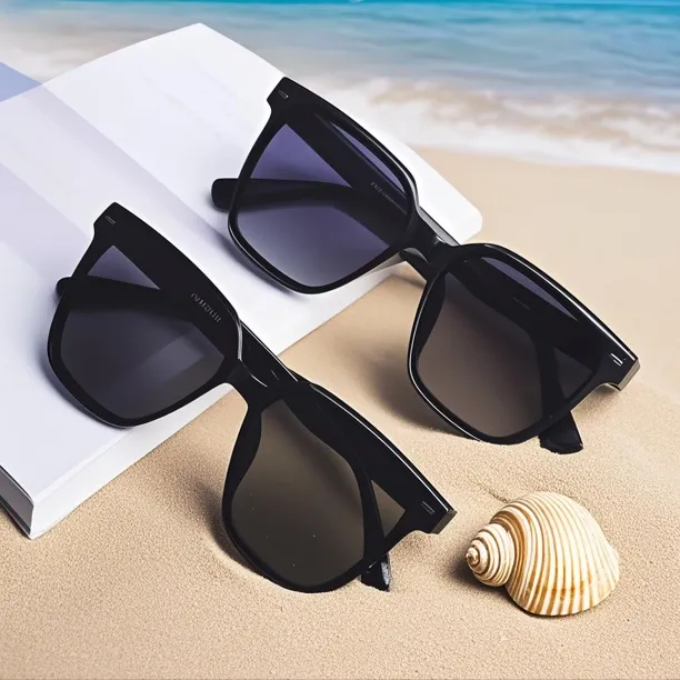 墨镜女款时尚复古大框太阳镜男女通用防晒防紫外线墨镜明星同款