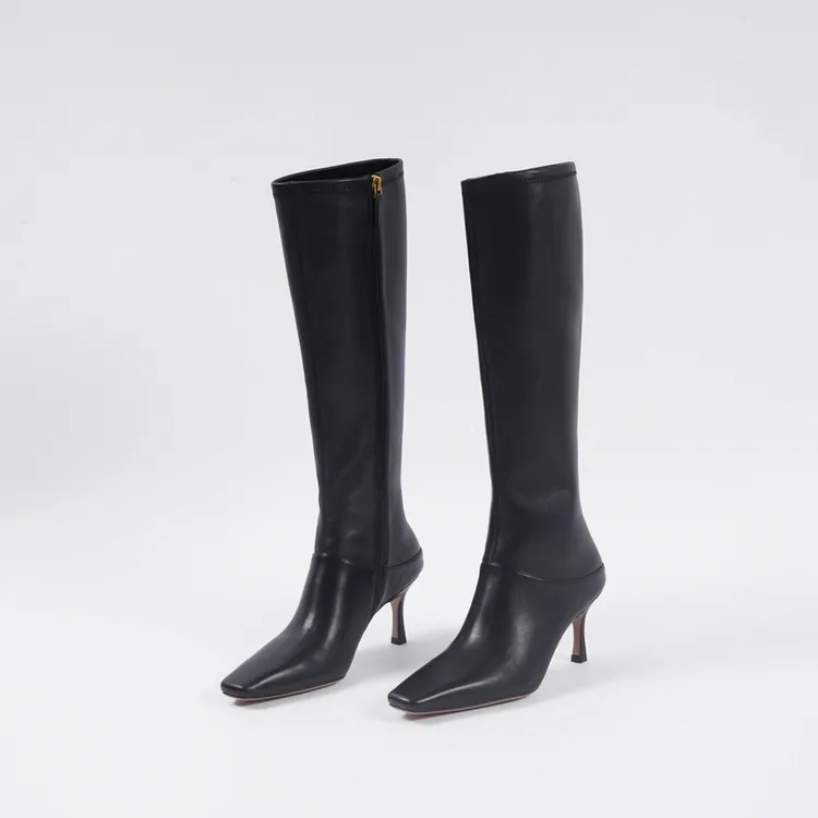 LYNEE 方头长筒靴  LAD2FAA041