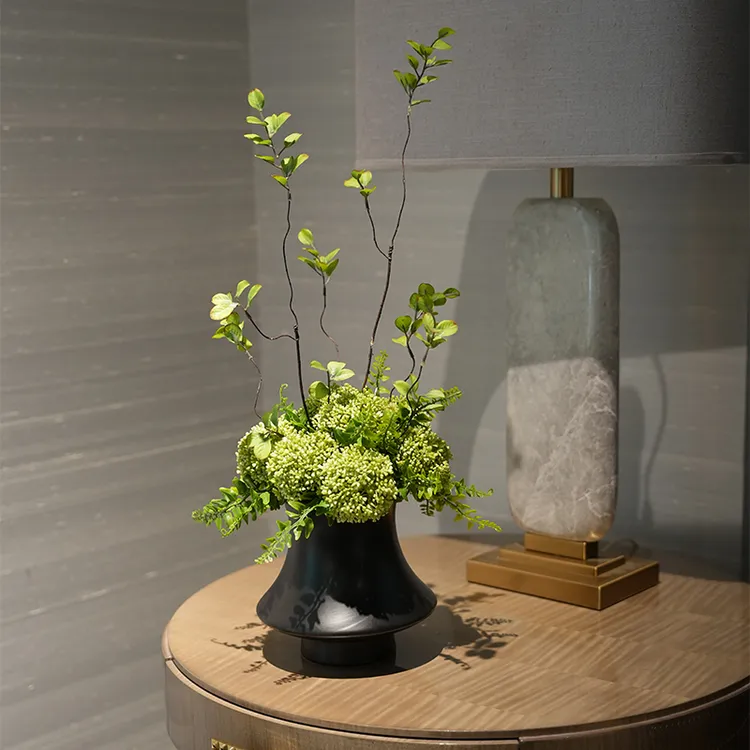 绿野仙踪设计师盆栽花束假花仿真花花艺斗柜餐桌绢花摆件插花盆栽