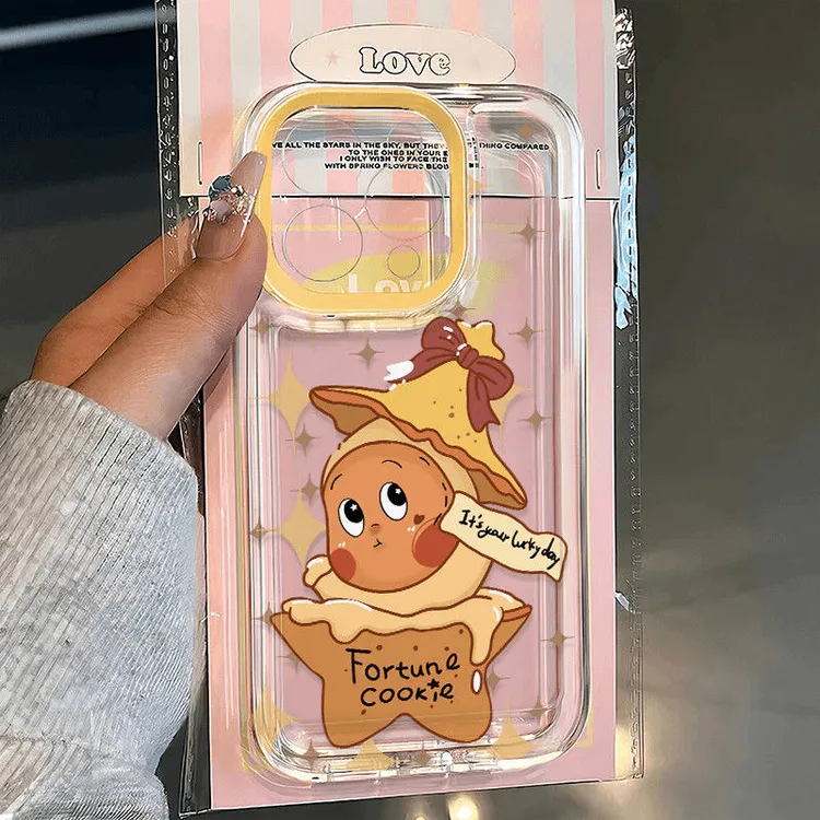 帽子星星人适用iPhone16苹果15手机壳14plus透明13/12防摔7/8简约