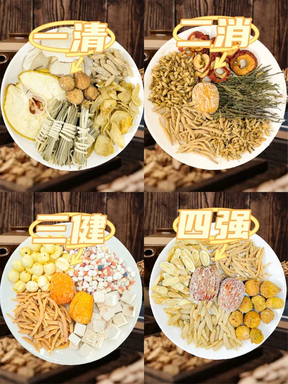 儿童四神汤茯苓太子参麦冬独脚金灯心草清心汤料食谱炖鸽子煲汤料