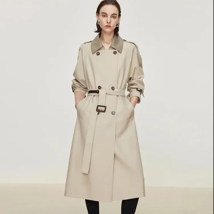 25气质洋气新款高级设计师时尚轻奢气场强大春季复古风衣外套