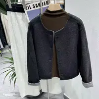【慕.我们的店】韩版双面羊毛外套（不可机洗）