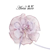 【雾色妖姬】原创新款高定抓夹发圈一体式发夹女氛围感肠圈可拆两用