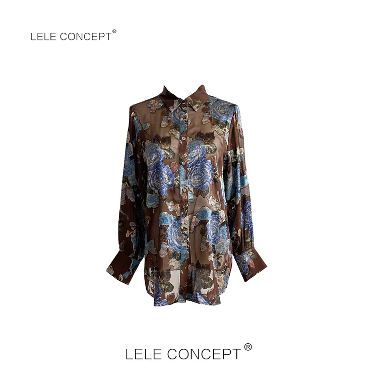 LELE CONCEPT | 【美超】时尚都市设计感老花衬衫FC25C0007W