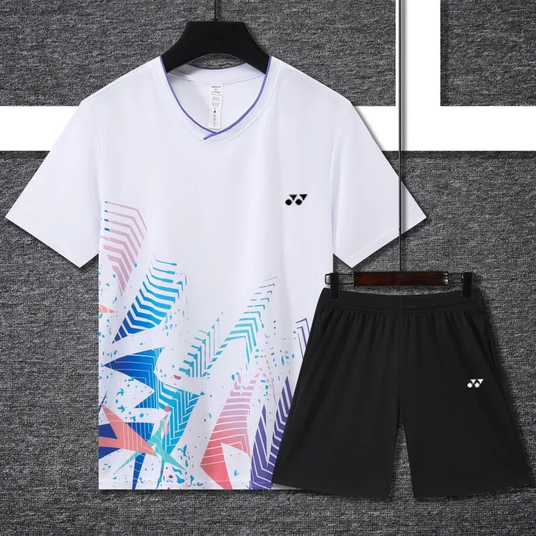 2025新款王小羽同款羽毛球服男女同款亲子短袖速干透气比赛训练服