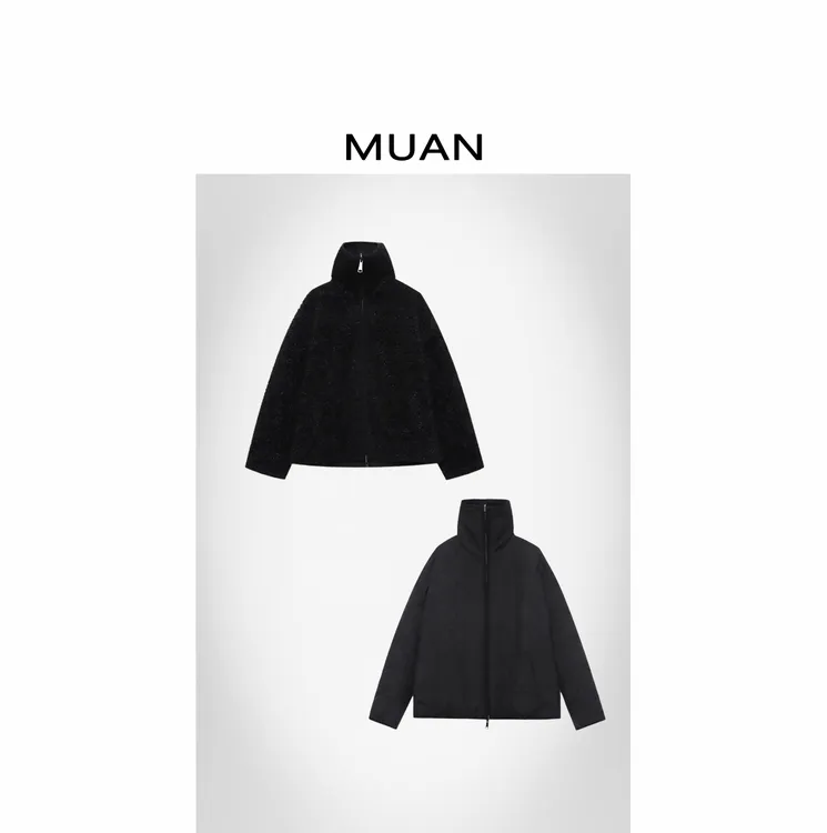 木岸MUAN：《奥地利棉服》定制百搭1066克两面穿长袖外套女D-JD-8392