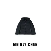 【MEINLY  CHEN】【芝麻灰】高端设计师款保暖连帽经典鹅绒服8250473