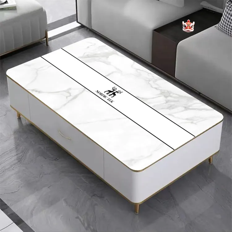 PVC简约防水防油茶几桌布防烫免洗餐桌垫家用轻奢长方形电视柜垫