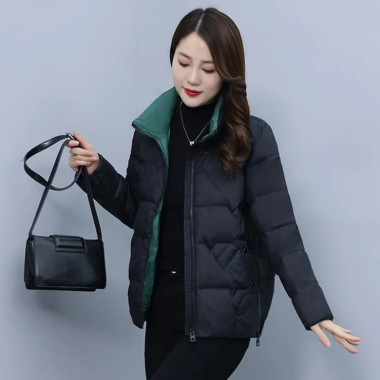 棉服女冬季短款2026新款韩版棉衣小个子显瘦气质妈妈保暖外套