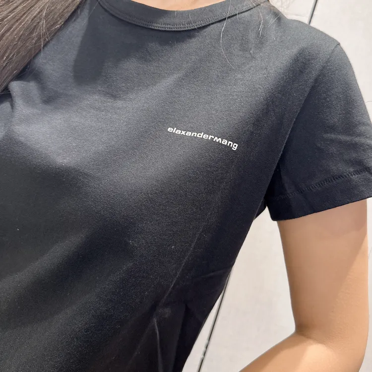 王家字母短款T恤0932