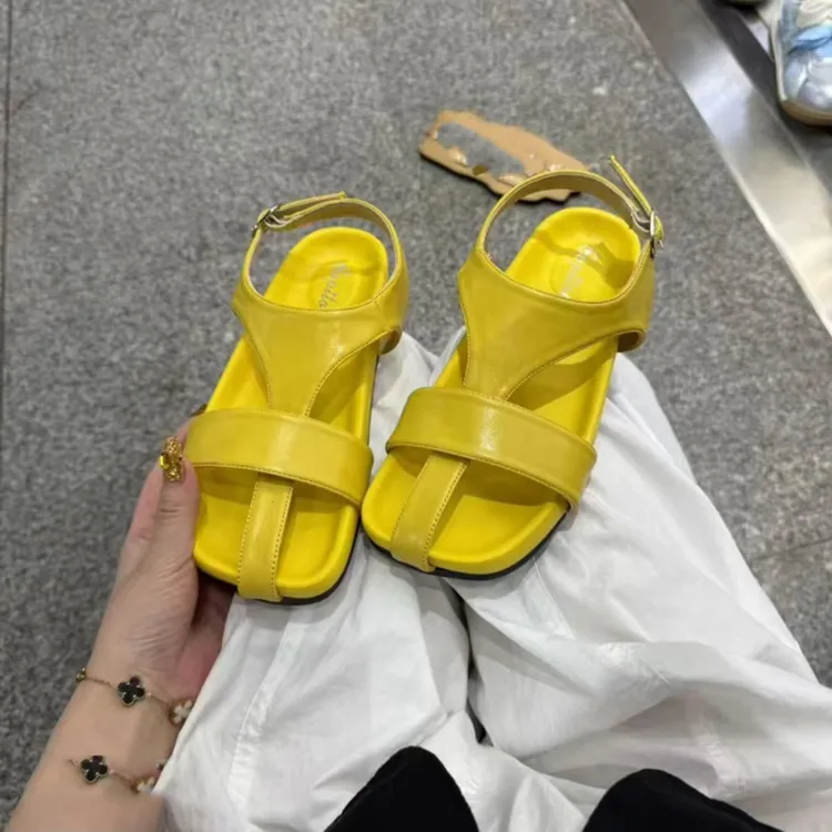 厚底勃肯凉鞋女款2025新款夏季外穿百搭配裙子沙滩鞋包头罗马凉鞋