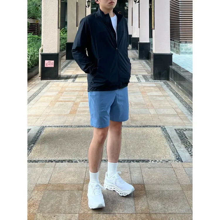 Zeroed男士商务夏季7寸运动轻薄速干透气训练休闲健身美式短裤