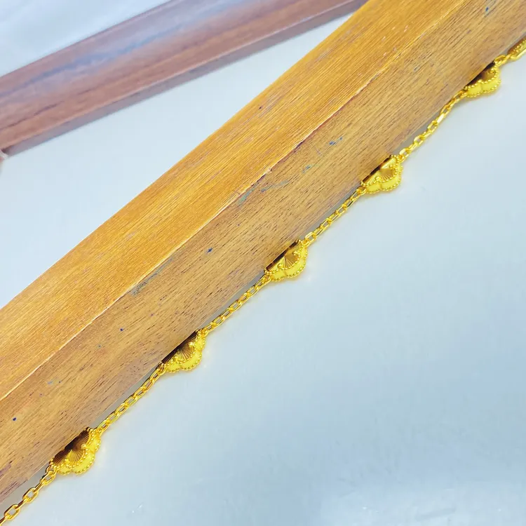 爆款 K0631黄色五花大小手链多样性发货41105