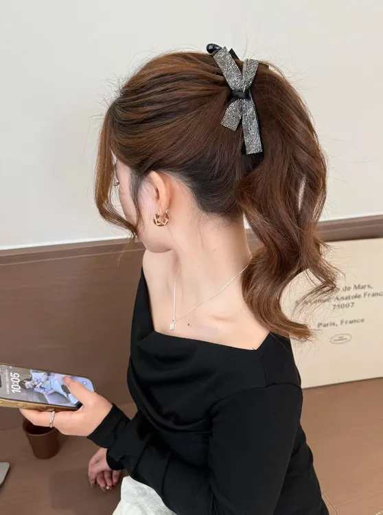 蝴蝶夹发饰 抓夹 发夹 秋冬季2025时尚轻奢